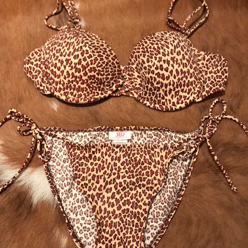 J Lo Leopard Bikini